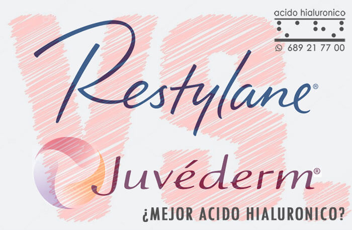 Marcas de Acido Hialuronico Inyectable : Restylane, Juvederm